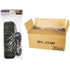 98-509# PS-550s tinklo prailginimo kabelis, 5 lizdų, 4xUSB, 1xUSB-C, 5m, juodas, 3x1mm, pakuotė