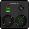 Blow Skirstytuvas R-20 PR 2 LIZDAI + 2 USB + USB-C, baltas