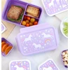 A Little Lovely Bento vaikiška priešpiečių dėžutė ‘Vienaragiai’