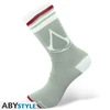 Abysse Assassin's Creed kojinės - pilkos - baltos - "Crest