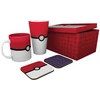Abysse POKEMON rinkinys Stiklinė + Puodelis + 2 Padėkliukai - Pokéball - XXL