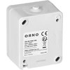 Orno Łącznik AQUATIC MINI IP54 vieno poliaus jungiklis, baltas ir juodas