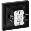 Łącznik Kryžminė jungtis „Malta“, 10A, 250V, WP-8M, matinės juodos spalvos