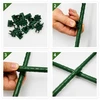 Łącznik Kryžminė kampinė jungtis sodo stulpams tvirtinti, 11 mm, žalia, 10 vnt.
