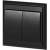 Łącznik Luna šviestuvo jungiklis, 10A, 250V, WP-2L, juodas