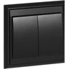 Łącznik Luna šviestuvo jungiklis, 10A, 250V, WP-2L, juodas