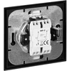 Łącznik Luna šviestuvo jungiklis, 10A, 250V, WP-2L, juodas/auksinis