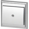 Łącznik Luna vienpolis jungiklis su apšvietimu, 10A, 250V, WP-1L/S, sidabrinis