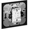 Łącznik Luna vienpolis srovės jungiklis, 10A, 250V, WP-1L, juodas/auksinis
