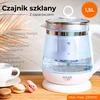 Adler | Virdulys | AD 1299 | Electric | 2200 W | 1.5 L | Glass/Nerūdijantis plienas | 360° rotational base | Baltas