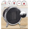 Adler | Fan Heater | AD 7742 | Ceramic | 1500 W | Number of power levels 2 | Juodas/Sidabrinis