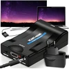 Retoo Adapterio keitiklis SCART į HDMI signalo adapteris euro jungtis AV euro fhd -e392