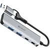 ADAPTERIS TRACER A-5, USB C tipo į USB-A, 2x USB-A + 2x USB-C
