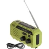 Adler AD 1197 Žalias Radio solarne su korbką ręczną