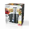 Adler AD 4133 Sulčiaspaudė 1000 w, galingumas maksymalna 2000 w, 2 prędkości, otwór 75 mm, sitko ze stali nierdzewnej, dzbanek 1 l, indas na miąższ 2 l, bez bpa