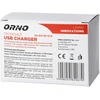 Orno Įkroviklis 2XUSB 3.4A įkroviklis, įleidžiamas, sidabrinis