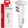 Automobilinis įkroviklis 2x USB-A 3.4A 12/24V AMiO-03888