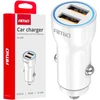Automobilinis įkroviklis 2xUSB-A 12/24V AMiO-03879