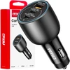 Automobilinis įkroviklis 2x USB-C + USB-A 12/24V 100W AMIO-04371