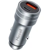 Orno Įkroviklis „Miccell VQ-C48“ automobilinis įkroviklis, 48 ​​W, USB-A + USB-C, pilkas