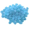 Apte Šviečiantys akmenėliai, 100 vnt., mėlyni, 2-3 cm