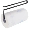Ag704C Metalinis popierinių rankšluosčių laikiklis, juodas, 26,5 cm