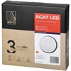 Sieninis šviestuvas AGAT LED 10W, sodo šviestuvas, 800lm, IP54, 4000K, pilkas