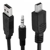 Ak287 Kabelis mini USB - USB ir miniJack 3,5 mm, 50 cm
