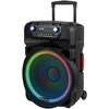 Kruger & Matz Aktyvus garsiakalbis (su 2 belaidžiais mikrofonais UHF, SD, Bluetooth, FM, USB, LED) 60 vatų