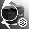 Akumulator Akumuliatorius Gelio akumuliatorius 12 V 4 Ah, nereikalaujantis priežiūros – ER1083