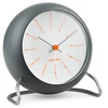 Arne Jacobsen Clocks Arne Jacobsen - Bankers stalo laikrodis - Ø11 cm - Tamsiai pilkas