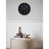 Arne Jacobsen Clocks Arne Jacobsen - Bankininkų sieninis laikrodis - Ø21 cm - Juodas