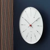 Arne Jacobsen Clocks Arne Jacobsen - Bankininkų sieninis laikrodis - Ø21 cm - Baltas