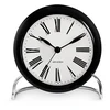 Arne Jacobsen Clocks Arne Jacobsen - Romėniškas stalo laikrodis - Ø11 cm - Baltas ir juodas