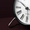 Arne Jacobsen Clocks Arne Jacobsen - Romėniškas stalo laikrodis - Ø11 cm - Baltas ir juodas