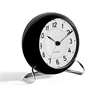 Arne Jacobsen Clocks Arne Jacobsen - Stalinis laikrodis Station - Ø11 cm - Juodai baltas