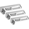 Orno ARTUS 3 LED spintelių šviestuvų komplektas, 3x3W, 3x225lm, 4000K, su jutikliniu jungikliu ir USB, pilkas