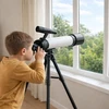 Lean Toys Vaikiškas astronominis teleskopas su telefono laikikliu