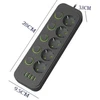 DA714A Maitinimo prailginimo kabelis 5 m, 4 x USB
