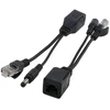 ATL PoE Adapterių Rinkinys RJ45 ir DC 2.1/5.5