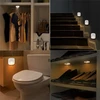 ATL LED naktinė lemputė su judesio jutikliu, 3000K, 6x4x2 cm, balta