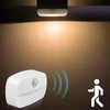 Zd156 LED naktinė lemputė su judesio jutikliu, 3000K, 6x4x2 cm, balta