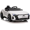Lean Cars Vienvietis akumuliatorinis automobilis Audi E- Tron GT, baltas