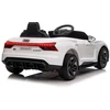 Lean Cars Vienvietis akumuliatorinis automobilis Audi E- Tron GT, baltas