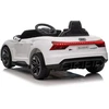 Lean Cars Vienvietis akumuliatorinis automobilis Audi E- Tron GT, baltas