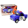 Lean Toys Klasikinis policijos automobilis 1:38 su šviesomis ir garsais, mėlynas
