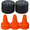 Lean Toys Pilkas R/C sportinis automobilis 1:24 – keičiamų ratų komplektas