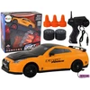 Lean Toys Nuotoliniu būdu valdomas sportinis automobilis R/C 1:24 geltonas su keičiamais ratais