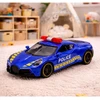 Lean Toys Policijos sportinis automobilis mėlynas 12 vnt.