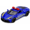 Lean Toys Policijos sportinis automobilis mėlynas 12 vnt.